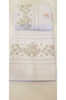 Özdilek Seda Çeyizlik Nakışlı Havlu(gümüş Desenli- 2'li)