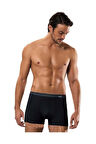 Erkek Siyah Compact Düz Boxer 5210