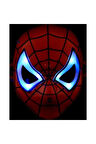 Maske Işıklı Spiderman Örümcek Adam Maskesi Kaliteli Ürün