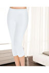 Elit Modal Elastan Kapri Tayt (3 Adet) | Beyaz Yeni Sezon