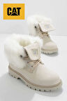 Beige Nubuk Hakiki Deri Kadın Bot & Bootie Cat0111118401