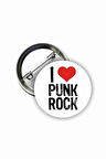 I Love Punk Rock Buton Rozet