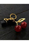 Çanta anahtarlık aksesuar süz cerry charm