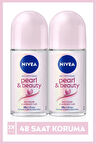 Kadın Roll-on Deodorant Pearl&beauty 50ml, 48 Saat Koruma, X2 Adet