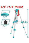 Total TLLT01152 Lazer Distomat Hizalama için Tripodv