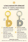 Işıltılı ‘D’ Harfli Anahtarlık – Lüks ve Anlamlı Bir Dokunuş