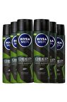 Nivea Deep Dimension Aktif Karbon Amazonia Erkek Sprey Deodorant 150 ml*6 Adet Avantajlı Paket