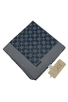 Elegance Monogram Eşarp - Antrasit 975