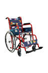 VİPSAĞLIK /-2c G100c Pediatrik Tekerlekli Sandalye Çocuk Sandalye Desenli