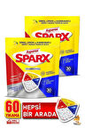Sparx Bulaşık Makinesi Kapsülü 30'lu x 2 Paket (60 Yıkama)