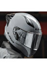 Rapıd 2 Race Nardo Gri Fullface Motosiklet Kaskı Gri Camlı
