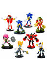 Sonic Prime Lisanslı 8'li Aksiyon Karakter Figür Seti