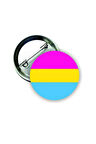 Pansexual Pride Flag Buton Rozet