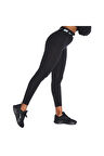 Leggings High Rise Yüksek Belli Pamuk Polyester Ince Siyah Tayt Ct