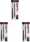 Rotring Visumax + Roller Ofis Seti- 0.7 Mm, Mavi 3Lü Paket