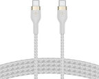 Belkin Boostcharge Pro Flex Örgülü Usb C Tipi - C Kablosu (1M/6,6Ft), Usb-If Sertifikalı Güç Dağıtım