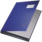 Leitz İmza Dosyası Pp 10 Bölmeli, Mavi
