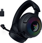 Razer Kraken V4 - Kablosuz Oyun Kulaklığı (3 Modlu Bağlantı, Triforce 40Mm Sürücüler, 9 Bölgeli Rgb 