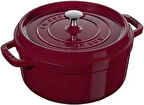 Staub B Döküm Tencere Yuvarlak 24 Cm Bordo