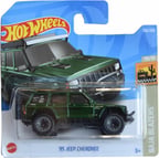 Hot Wheels '95 Jeep Cherokee, Baja Blazers 10/10[Yeşil] 150/250 Kısa Kart