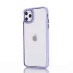 Ally iPhone 12 Pro Max 6.7inç Kılıf Parlak Renkli Çerçeveli Ultra Lüx TPU Silikon Kılıf-(5775)