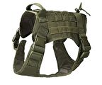 Köpek Göğüs Tasması Combat Yeşil