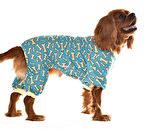 Küçük ve Orta Irk Köpek Pijama Tulum - Bones - Köpek Kıyafeti