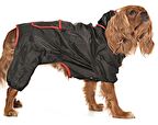 Küçük ve Orta Irk Köpek Paçalı Yağmurluk - Puka Siyah