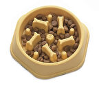 Köpek Yavaş Yemeye Yardımcı Mama Kabı Masego - Slow Eater Sarı