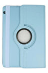 Huawei MediaPad T3 10 / 9.6 Kılıf 360 Tablet Deri Kılıf - Turkuaz