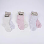 Monala Abs'li 2'li Kız Modal Bebek Soket K44091 Asorti