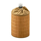 Bambu Hasır=42x35cm  Damacana Kılıfı  Büzülebilir Ağız Bezli=42x18cm