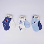 Filip 2'li Abs'li Erkek Bebek Soket Çorap K44143 Asorti