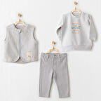 Hello Autumn 3'lü Takım Grey