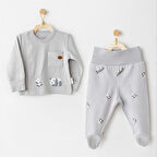 Keep Smiling 2'li Zıbın Takım Grey