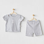 Basic 2'li Takım Grey Melange