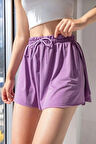 Bol Kesim Beli Latikli İçi Taytlı Spor Kadın Şort Etek.Tenis Etek