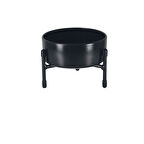 Metal standı ile Seramikten Mama ve Su kabı ( iki farklı yükseklikte kullanlabilir)