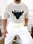 T-Shirt Nefes Alabilen Terletmez Pamuklu Fileli Tişört Oversize Tshirt Bull