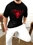 T-Shirt Nefes Alabilen Terletmez Pamuklu Fileli Tişört Oversize Tshirt Bull