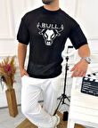 T-Shirt Nefes Alabilen Terletmez Pamuklu Fileli Tişört Oversize Tshirt Bull