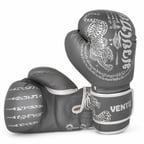 Vento Tiger Boks ve Kick-Boks Eldiveni Siyah Gümüş