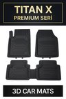 Kia Cerato 2004-2009 3d Havuzlu TitanX Oto Paspas