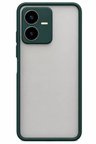 Newface Vivo Y22 2022 Kılıf Montreal Silikon Kapak - Koyu Yeşil