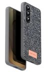 Onegif Samsung Galaxy A17 5G Bright Simli Kapak - Gümüş