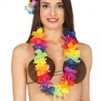 Rengarenk Hawaii Boyun Çelengi Havai Partisi Kolyesi  Adet