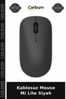 Delux Serisi Kablosuz Mouse Mi Lite Siyah Bilgisayar Sistem Kolay