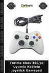 Premium Torima Xbox 360/pc Uyumlu Kablolu Joystick Gamepad Cihaz Arayüz Elektronik