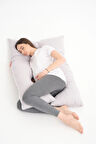 1 Adet Hamile Yastığı Sarılma Yastığı Çok İşlevli Büyük Yastık Hamilelik Yastığı Hamile Uyku Yastığı