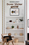 Bohem Şerit Duvar Sticker Duvar Dekorasyon Etiketi -T1174